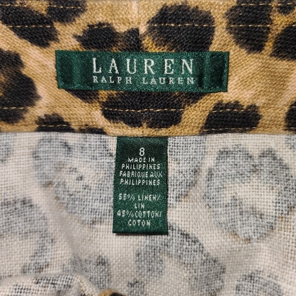 Ralph Lauren Kaley Skirt Size 8 Leopard Print. - Picture 6 of 8